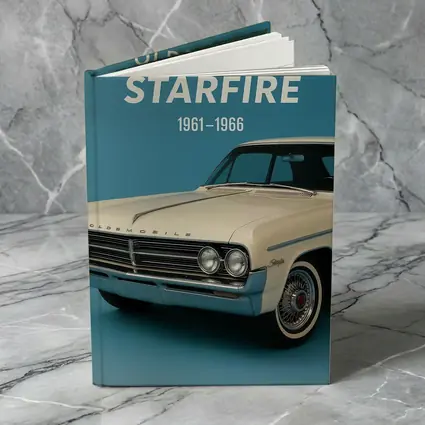 Oldsmobile Starfire Classic Car Blue Background