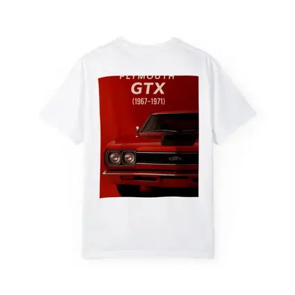 Plymouth GTX Classic Muscle Car Red Background