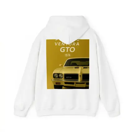 Pontiac GTO 1974 Yellow Muscle Car