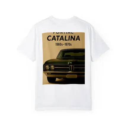Pontiac Catalina Classic Dark Green Beige Background