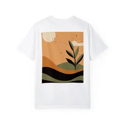 Boho Desert Plant Minimalist Terracotta Landscape Art