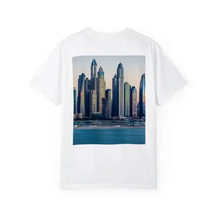 Dubai Marina Skyline at Sunset Dusk