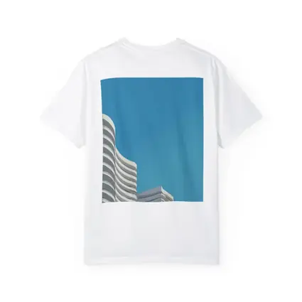 White Curved Buildings Against Blue Sky
