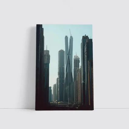 Dubai Skyscrapers Crossing Towers City Skyline
