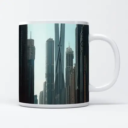 Dubai Skyscrapers Crossing Towers City Skyline