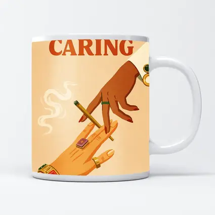 Sharing Is Caring Cannabis Retro Illustration