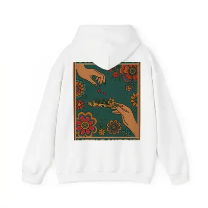 Stay Trippy Little Hippie Retro Floral Art