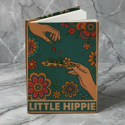 Stay Trippy Little Hippie Retro Floral Art