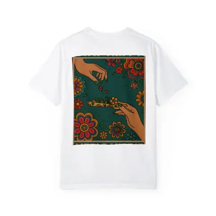 Stay Trippy Little Hippie Retro Floral Art