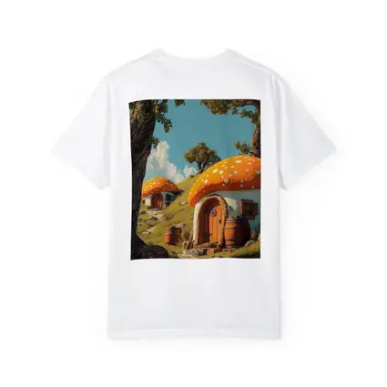 Mushroom Houses Fantasy Cottage Sunny Hill