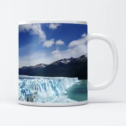 Perito Moreno Glacier Patagonia Mountains Blue Sky