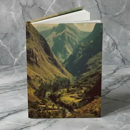 Green Mountain Valley River Landscape Art