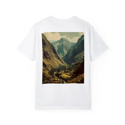 Green Mountain Valley River Landscape Art