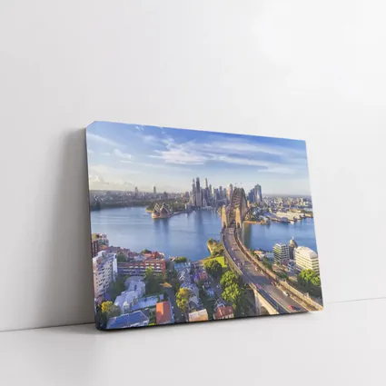 Sydney Harbour Bridge Aerial City View