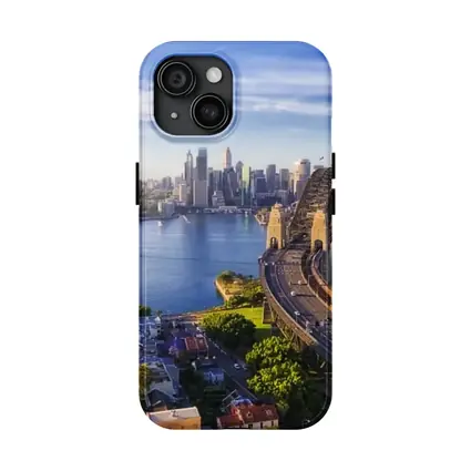 Sydney Harbour Bridge Aerial City View