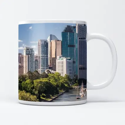 Brisbane City Skyline River Boats Australia