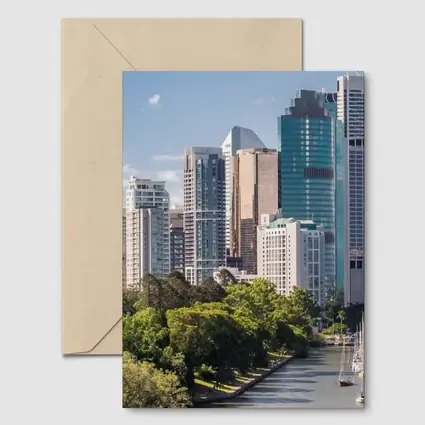 Brisbane City Skyline River Boats Australia