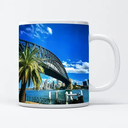 Sydney Harbour Bridge Blue Sky Australia