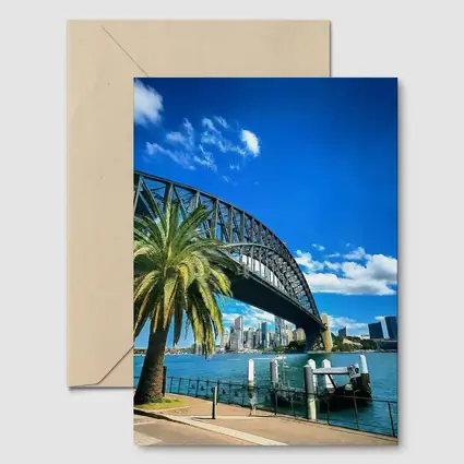 Sydney Harbour Bridge Blue Sky Australia