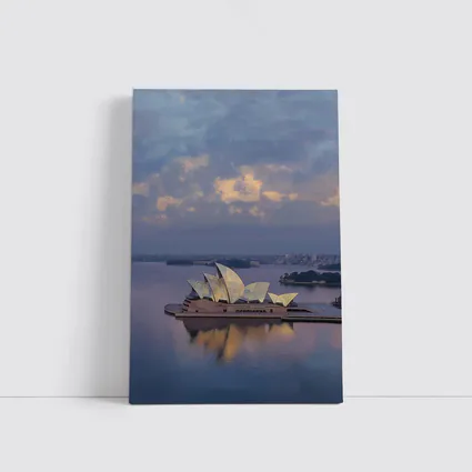 Sydney Opera House Harbor Dusk Reflection