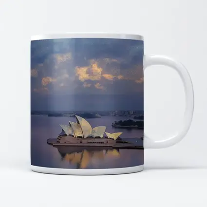 Sydney Opera House Harbor Dusk Reflection