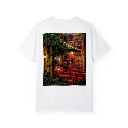 Cozy European Cafe Alley Night Street