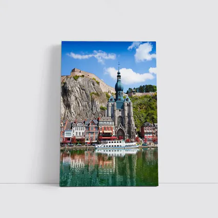 Dinant Belgium Church River Cliff View