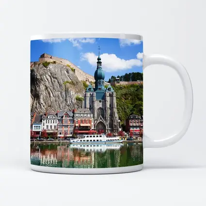 Dinant Belgium Church River Cliff View