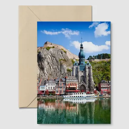 Dinant Belgium Church River Cliff View