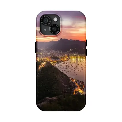 Rio de Janeiro City Lights Sunset View