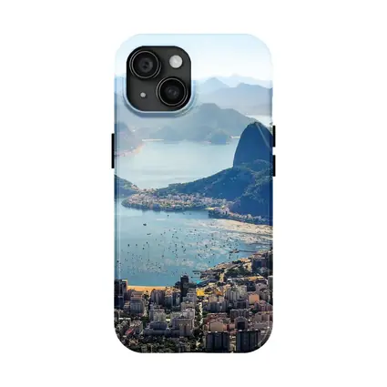 Rio de Janeiro Sugarloaf Mountain Bay Aerial View