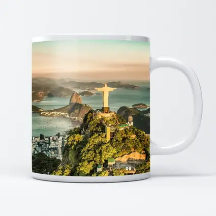 Christ the Redeemer Rio de Janeiro Aerial View