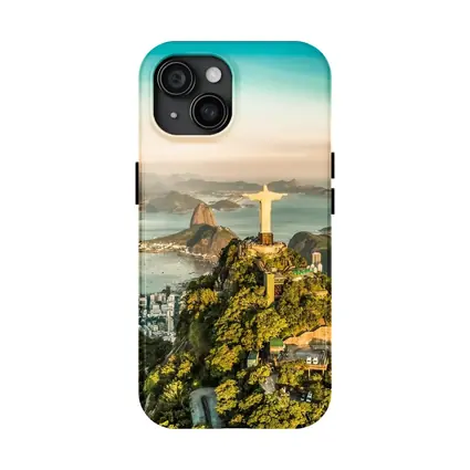 Christ the Redeemer Rio de Janeiro Aerial View