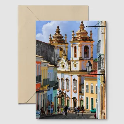 Pelourinho Historic District Salvador Brazil Street