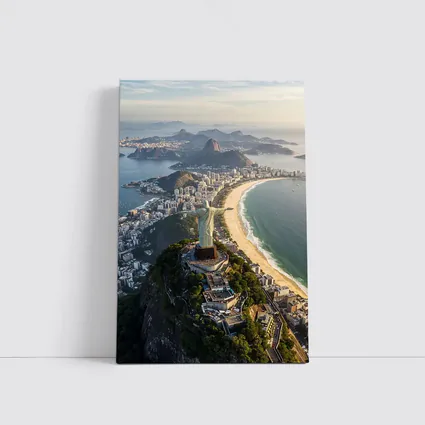 Christ the Redeemer Rio de Janeiro Aerial View
