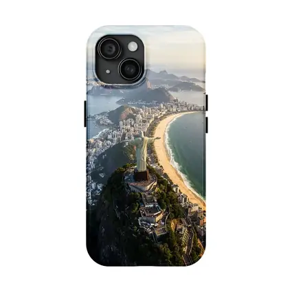 Christ the Redeemer Rio de Janeiro Aerial View