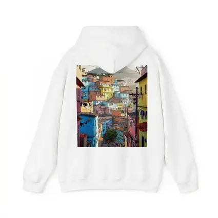 Rio de Janeiro Favela Colorful Hillside Street