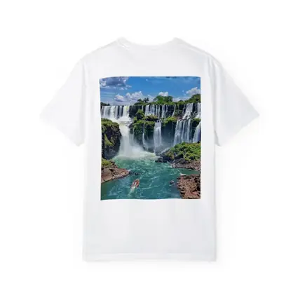 Iguazu Falls Boat Turquoise Water Argentina