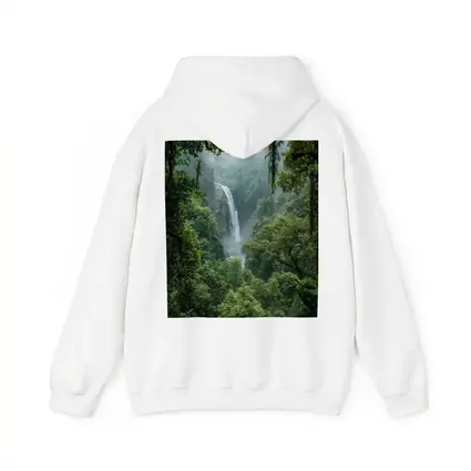 Tropical Waterfall Hidden Deep In Rainforest