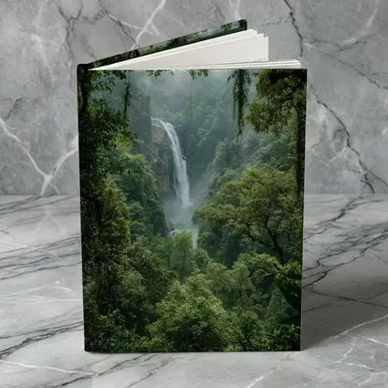 Tropical Waterfall Hidden Deep In Rainforest