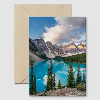 Moraine Lake Turquoise Water Rocky Mountains
