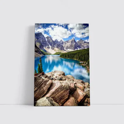 Moraine Lake Rocky Mountains Canada Blue Water