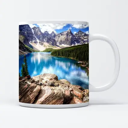 Moraine Lake Rocky Mountains Canada Blue Water