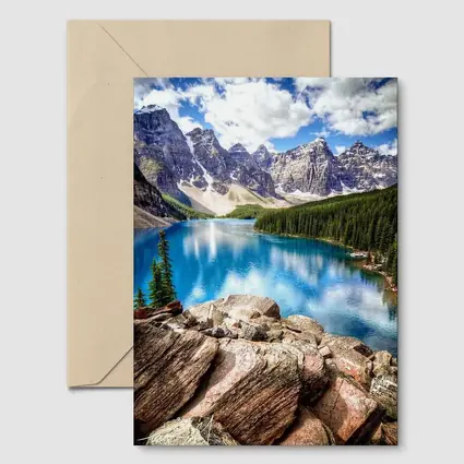 Moraine Lake Rocky Mountains Canada Blue Water