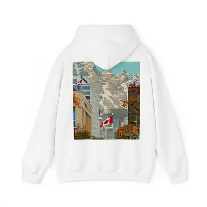 Canada Rocky Mountains Vintage Travel City Street