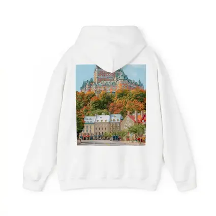 Chateau Frontenac Quebec City Autumn Street