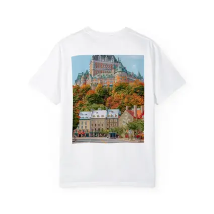 Chateau Frontenac Quebec City Autumn Street