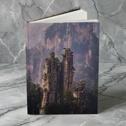 Zhangjiajie Stone Pillars Misty Mountain Forest
