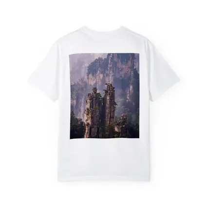 Zhangjiajie Stone Pillars Misty Mountain Forest