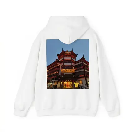 Shanghai Yuyuan Garden Building At Dusk